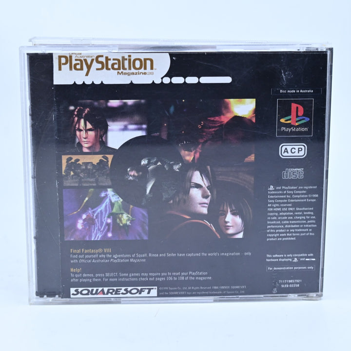 Final Fantasy VIII - Demo Disc - Playstation Magazine - PS1 Game - PAL