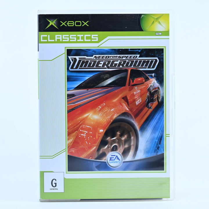 Need for Speed Underground - Original Xbox Game + Manual - PAL - MINT DISC!