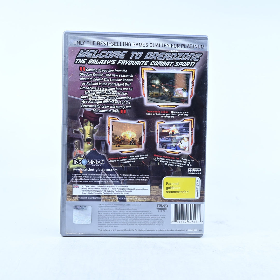 Ratchet Gladiator - Sony Playstation 2 / PS2 Game + Manual - PAL