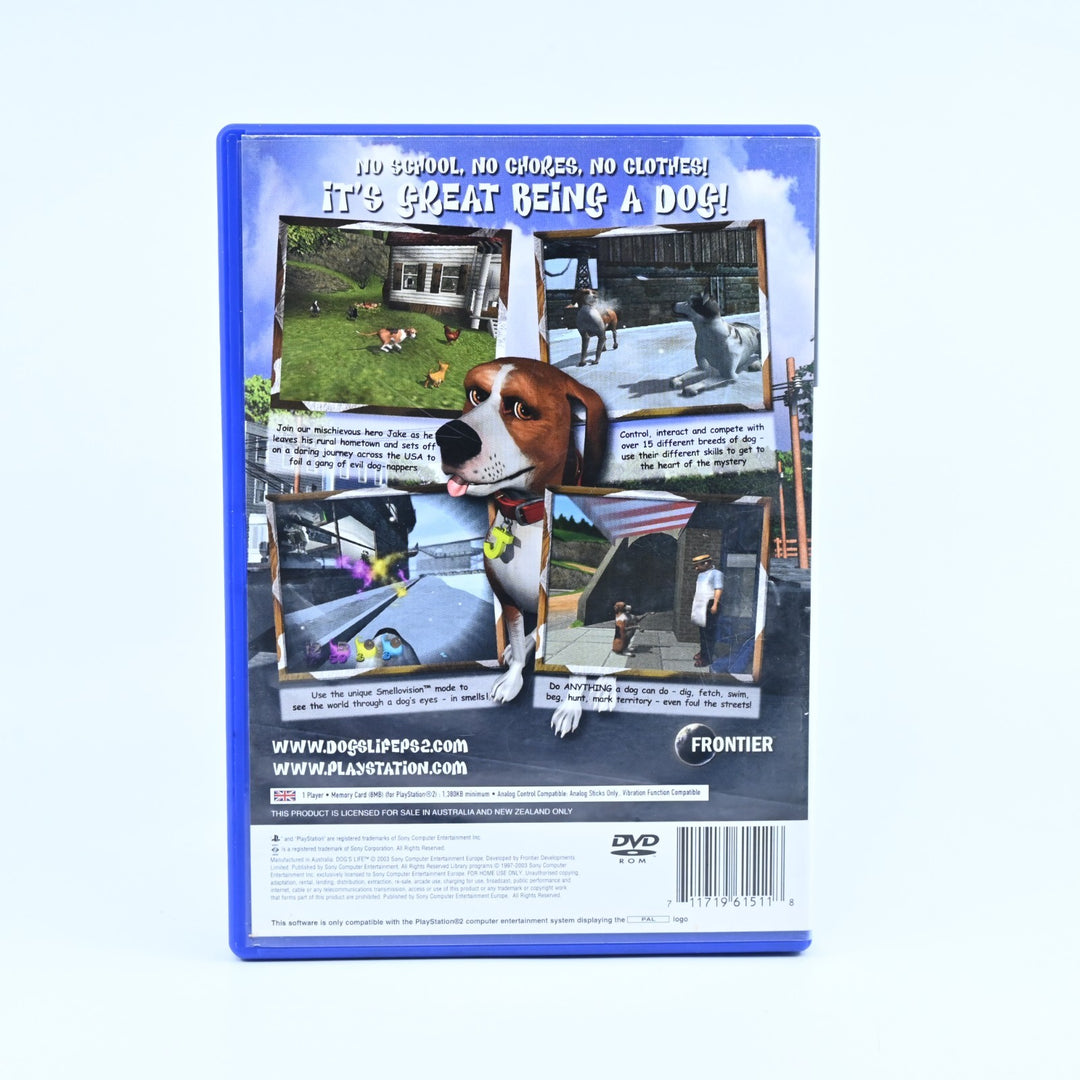 Dog's Life - Sony Playstation 2 / PS2 Game + Manual - PAL - MINT DISC!
