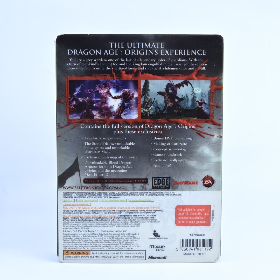 Dragon Age: Origins - Collector's Edition - Xbox 360 Game + Manual - PAL
