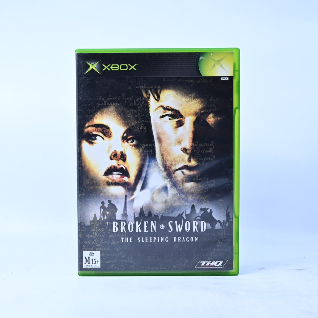 Broken Sword: The Sleeping Dragon - Original Xbox Game + Manual - MINT DISC!