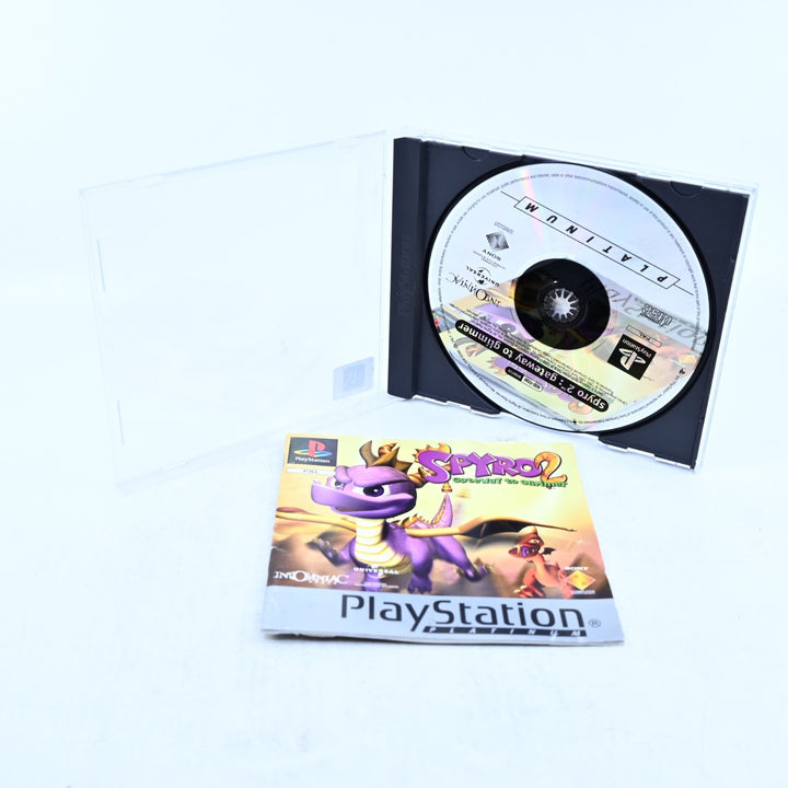 Spyro 2: Gateway to Glimmer - Sony Playstation 1 / PS1 Game + Manual - PAL