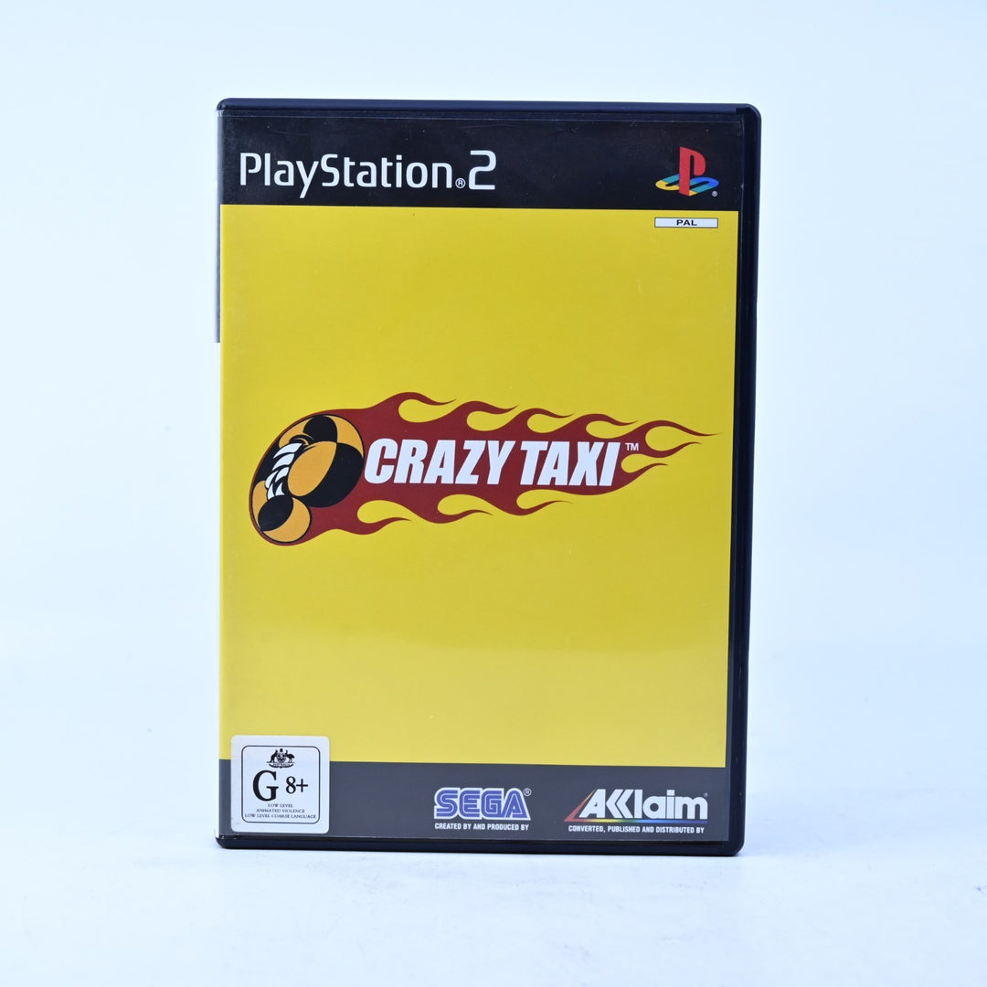 Crazy Taxi - Sony Playstation 2 / PS2 Game + Manual - PAL - MINT DISC!
