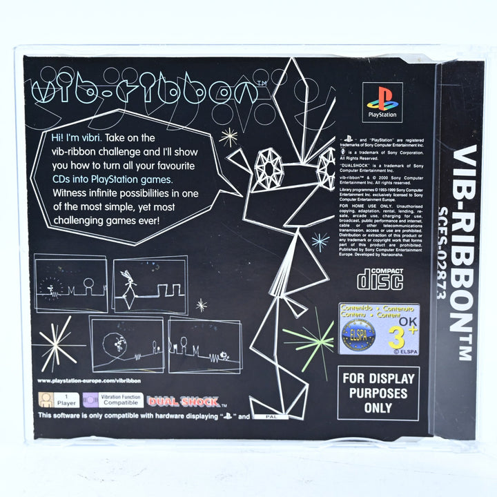Vib-Ribbon [EU Review Ver.] - Sony Playstation 1 / PS1 Game - PAL