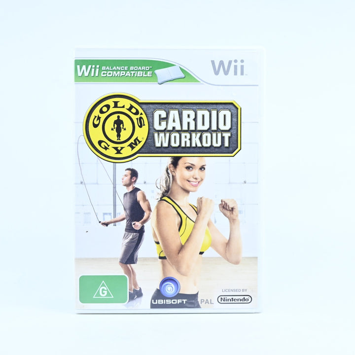 Gold's Gym Cardio Workout - Nintendo Wii Game + Manual - PAL - MINT DISC!