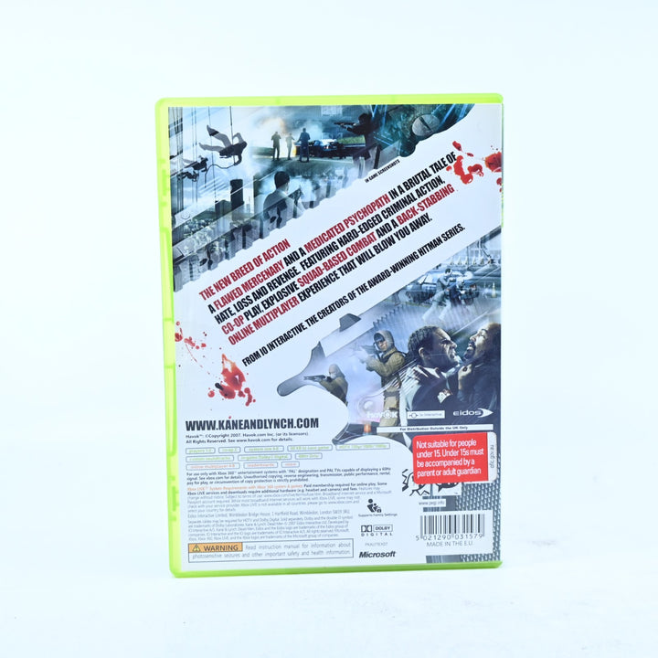 Kane & Lynch: Dead Men - Xbox 360 Game + Manual - PAL - MINT DISC!