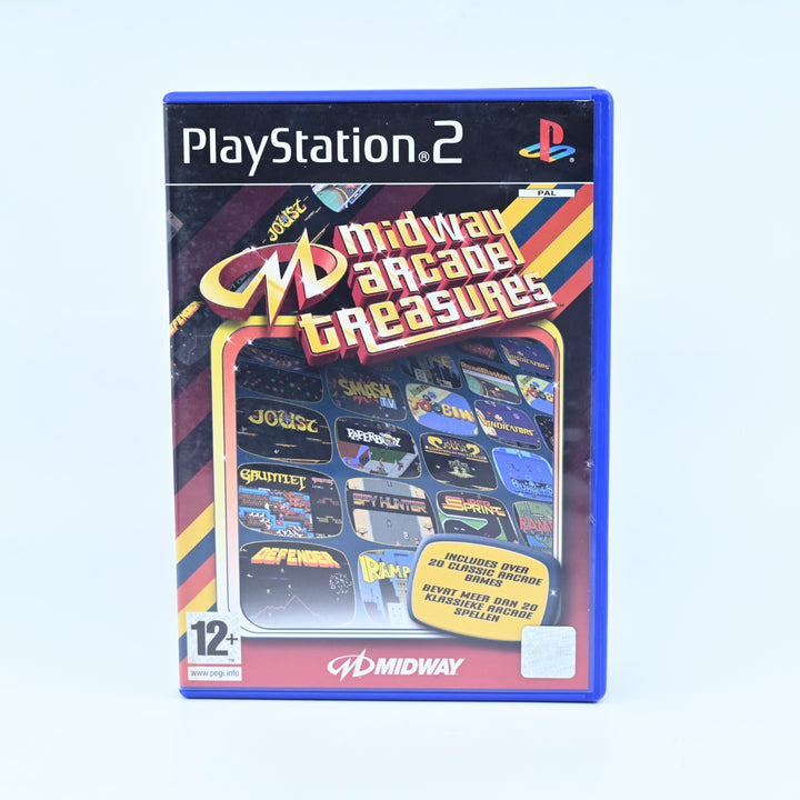 Midway Arcade Treasures - Sony Playstation 2 / PS2 Game + Manual - PAL