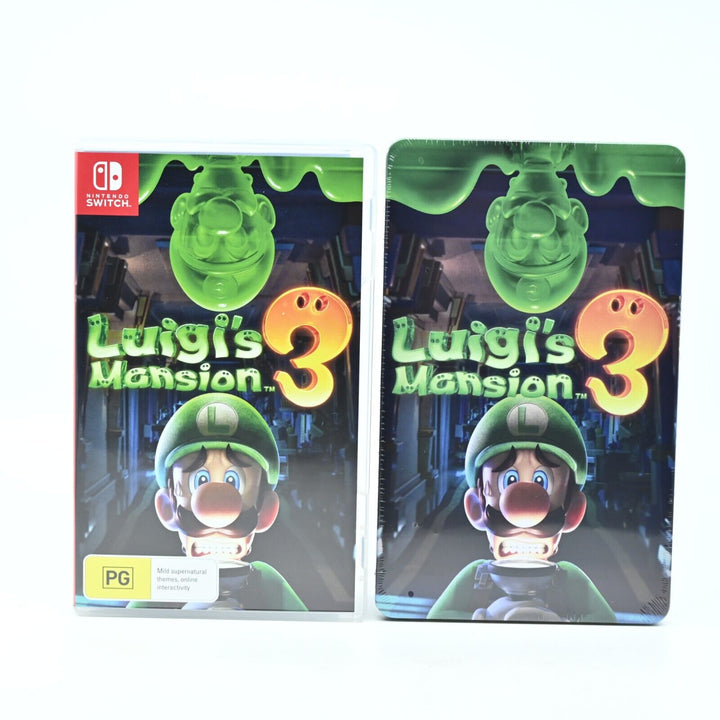 Luigi's Mansion 3 + Sealed Steelbook - Nintendo Switch Game - FREE POST!