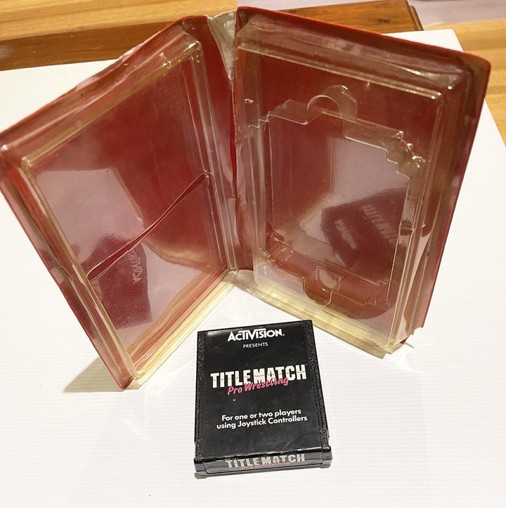 TITLE MATCH PRO WRESTLING - Atari 2600 Boxed Game - PAL - FREE POST!