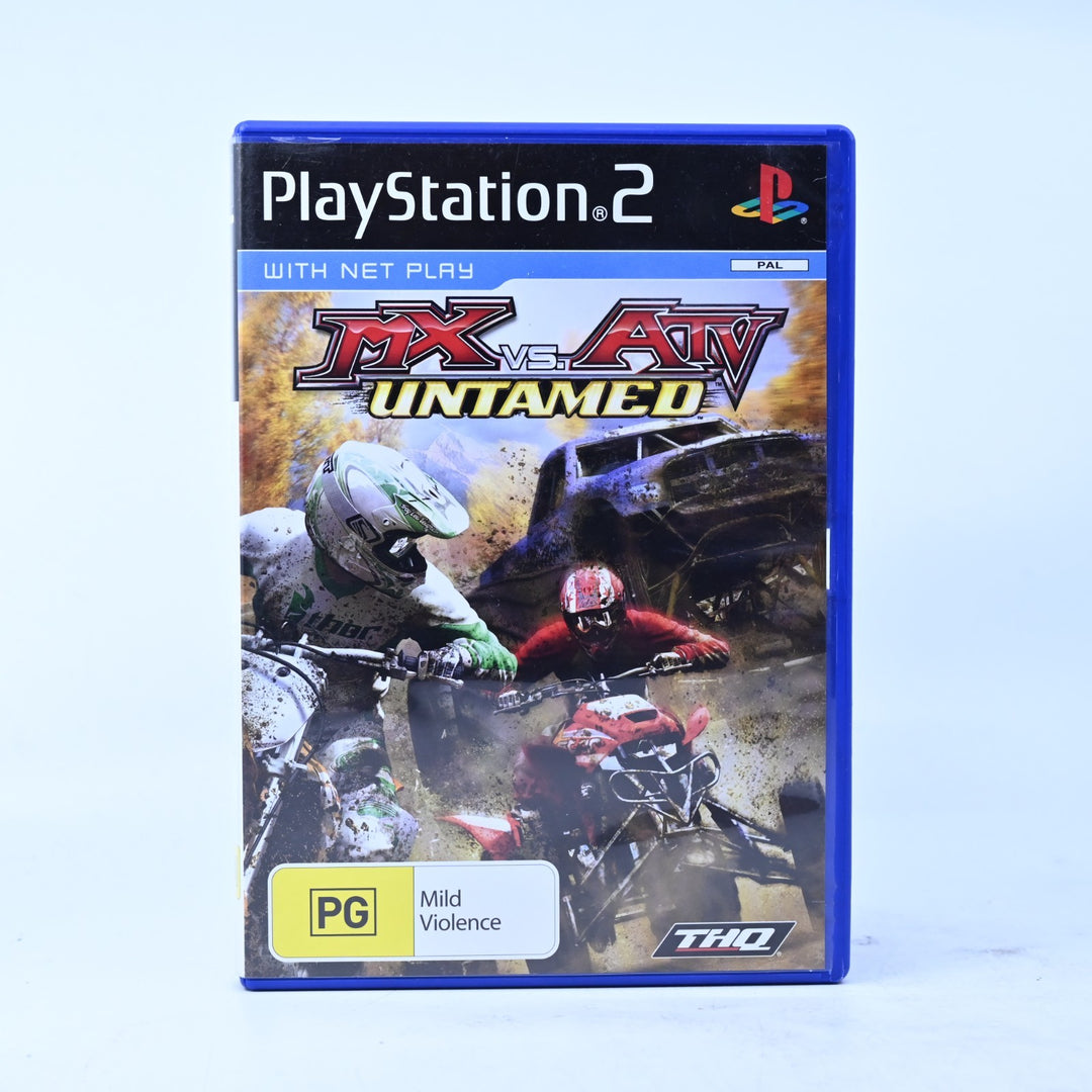 MX vs ATV: Untamed - Sony Playstation 2 / PS2 Game + Manual - PAL - MINT DISC!