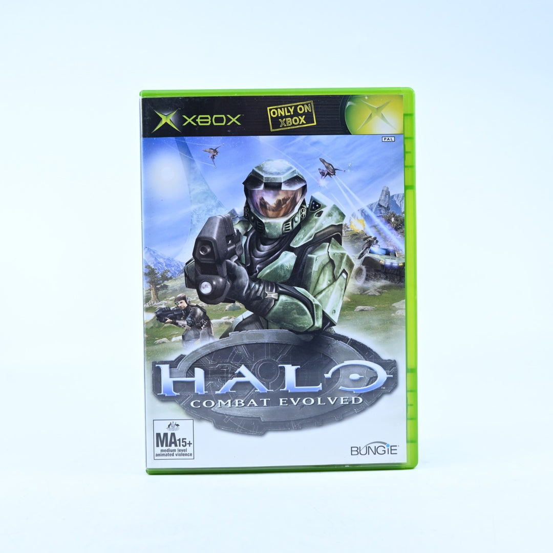 Halo: Combat Evolved - Original Xbox Game + Manual - PAL - MINT DISC!