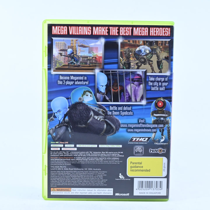 Megamind Ultimate Showdown - Xbox 360 Game + Manual - PAL - MINT DISC!