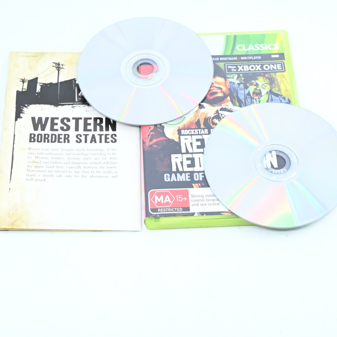 Red Dead Redemption: GOTY - Xbox 360 Game + Map - PAL - MINT DISC!