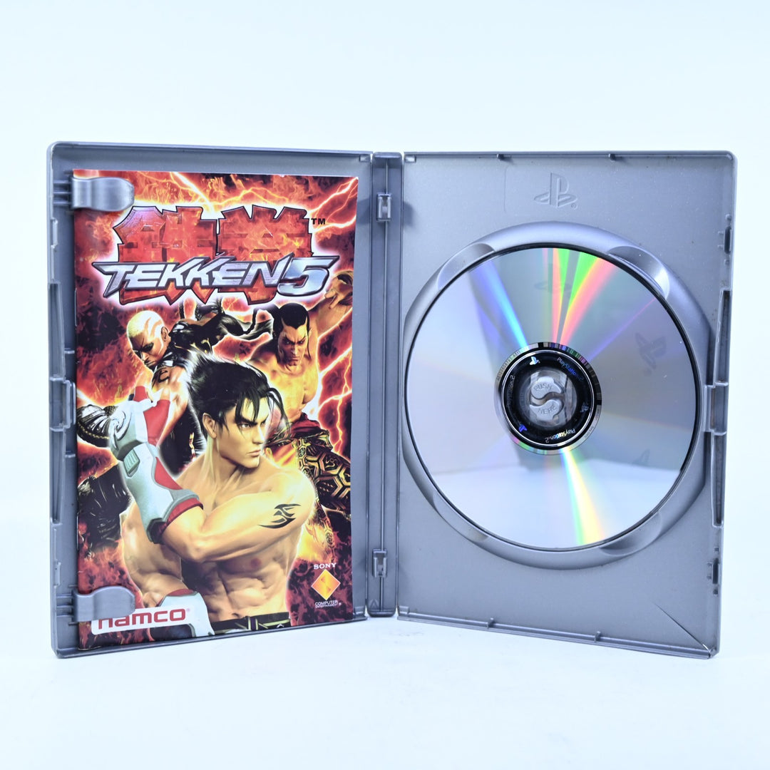 Tekken 5 - Sony Playstation 2 / PS2 Game + Manual - PAL - MINT DISC!