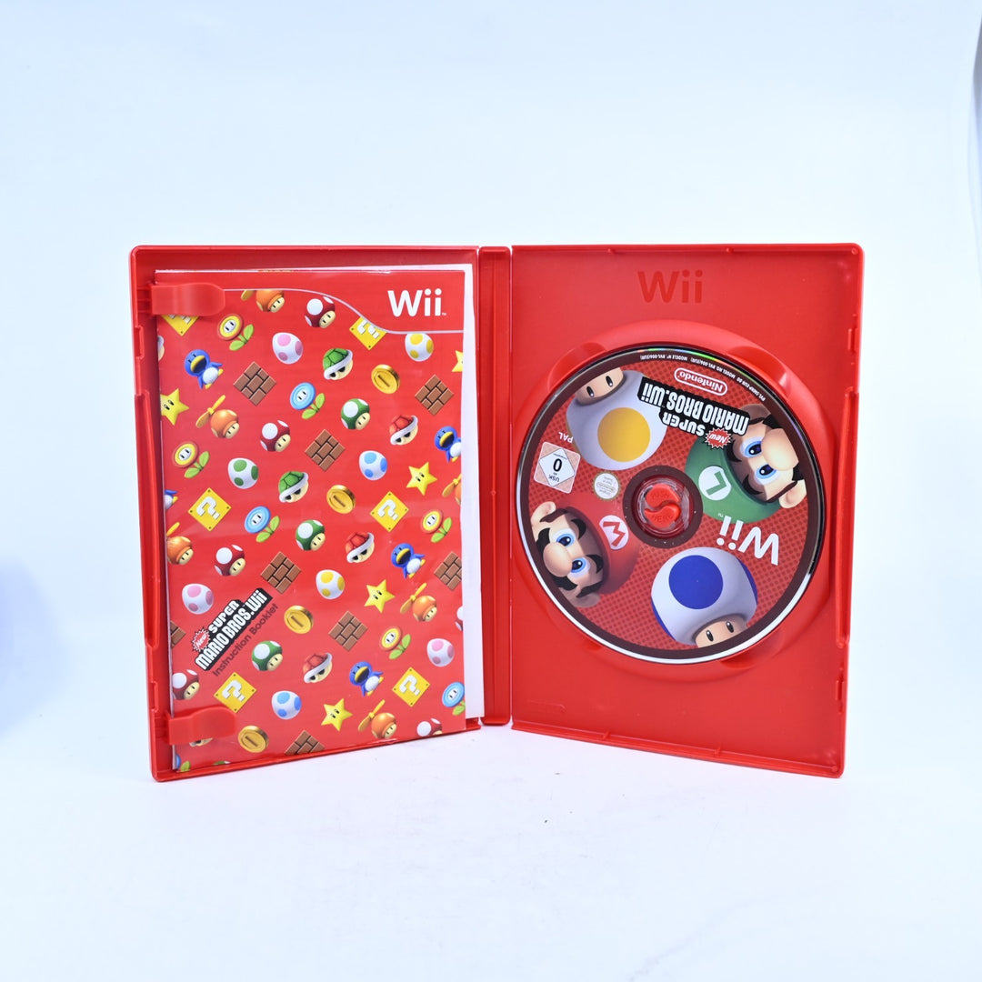 New Super Mario Bros. Wii - Nintendo Wii Game + Manual - PAL - MINT DISC!