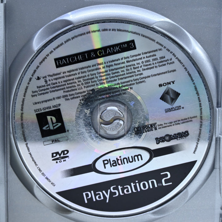 Ratchet & Clank 3: Up Your Arsenal - Sony Playstation 2 / PS2 Game + Manual