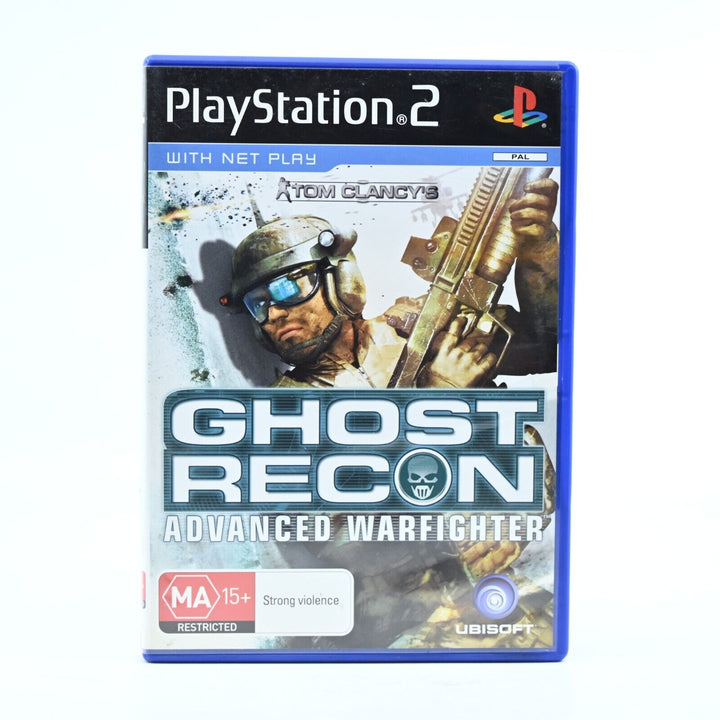 Tom Clancy's Ghost Recon Advanced Warfighter - Sony Playstation 2 / PS2 Game