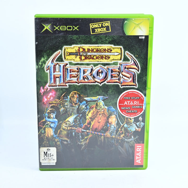 Dungeons & Dragons Heroes - Original Xbox Game + Manual - PAL - MINT DISC!