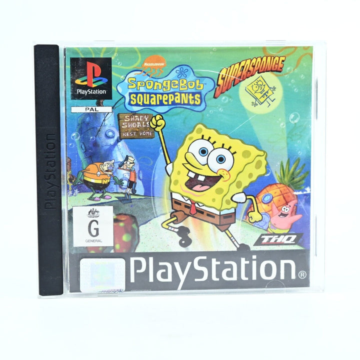 SpongeBob Squarepants: Supersponge - No Manual - Sony Playstation 1 / PS1 Game