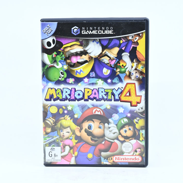 Mario Party 4 - Nintendo Gamecube Game + Manual - PAL - FREE POST!