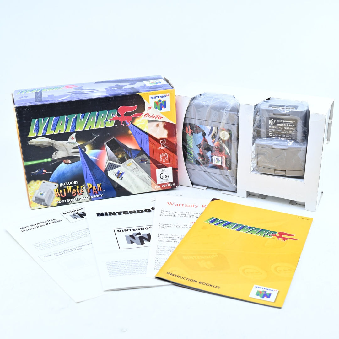 Lylat Wars - N64 / Nintendo 64 Boxed Game + Rumble Pak - PAL - FREE POST!