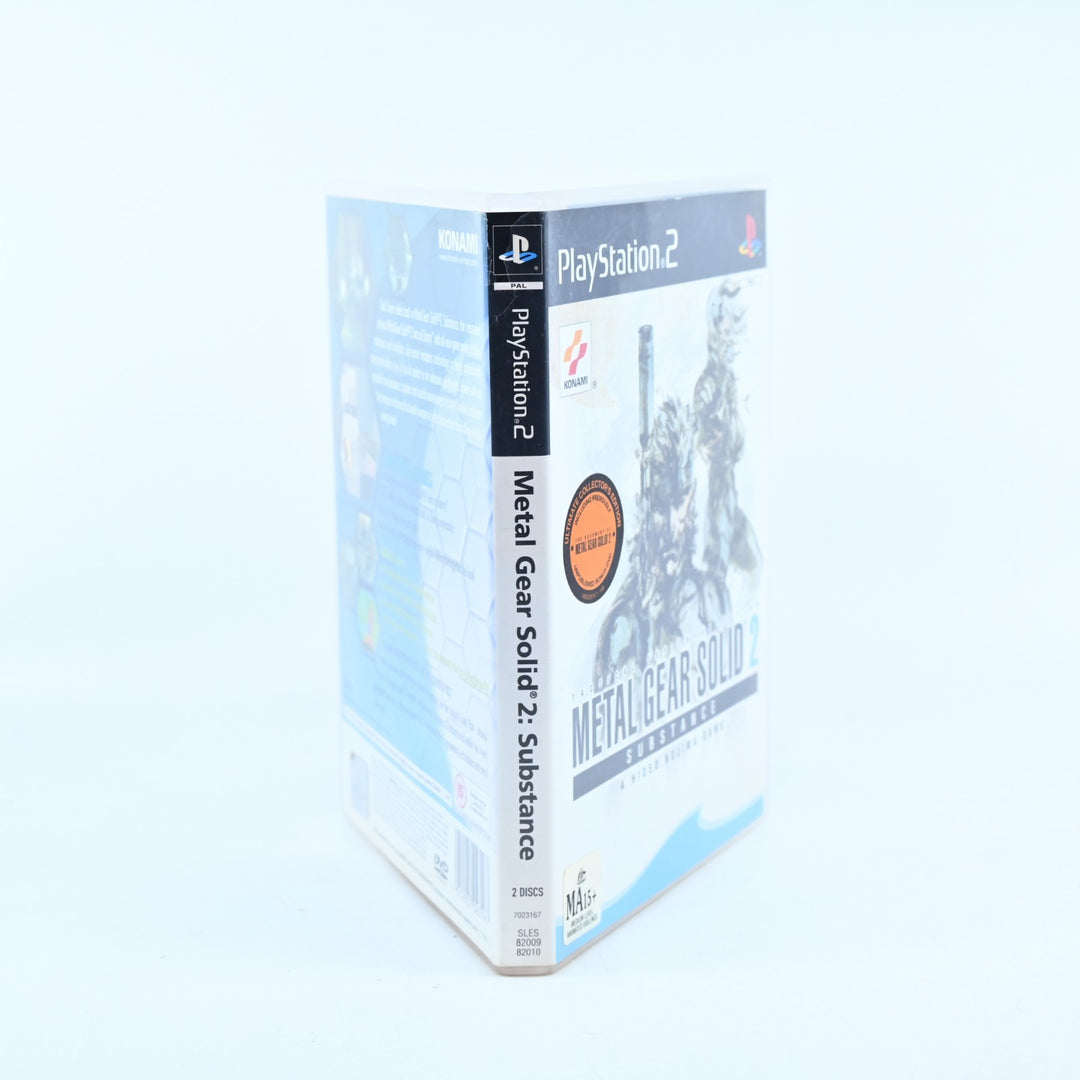 Metal Gear Solid 2: Substance - Sony Playstation 2 / PS2 Game + Manual - PAL