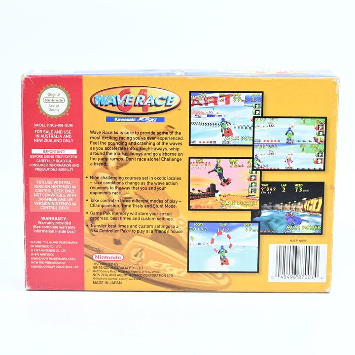 Wave Race - N64 / Nintendo 64 Boxed Game - PAL - FREE POST!