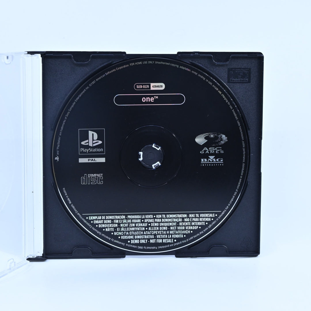 One - Demo Disc - SLED-001170 - Sony Playstation 1 Game / PS1 Game