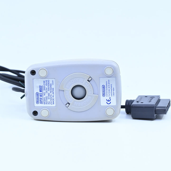 Mario Paint - Game with Mouse Pad and Mouse - Super Nintendo / SNES Accessory