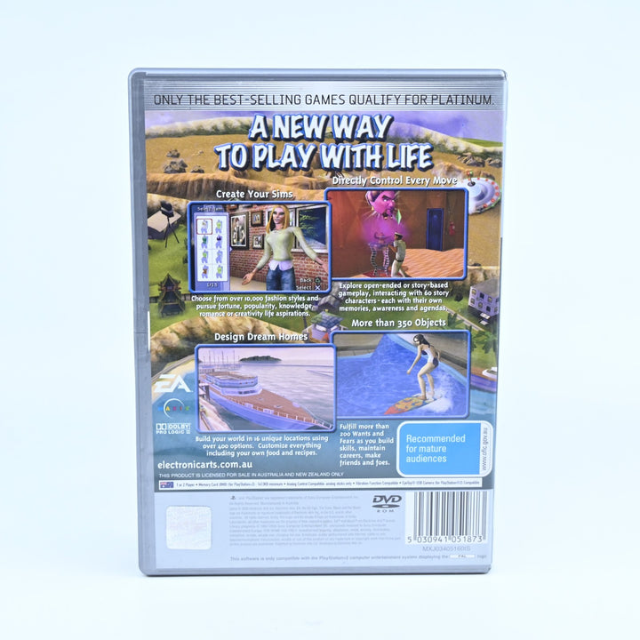 The Sims 2 - Sony Playstation 2 / PS2 Game + Manual - PAL - MINT DISC!