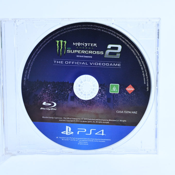 Monster Energy Supercross 2  - Sony Playstation 4 / PS4 Game - Disc Only