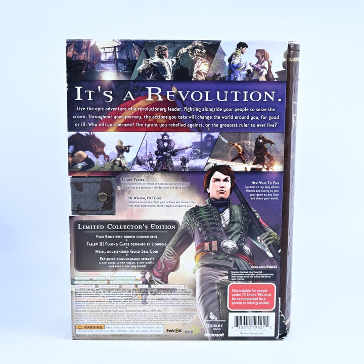 Fable III 3 Limited Collector's Edition - Xbox 360 Game + Manual - PAL