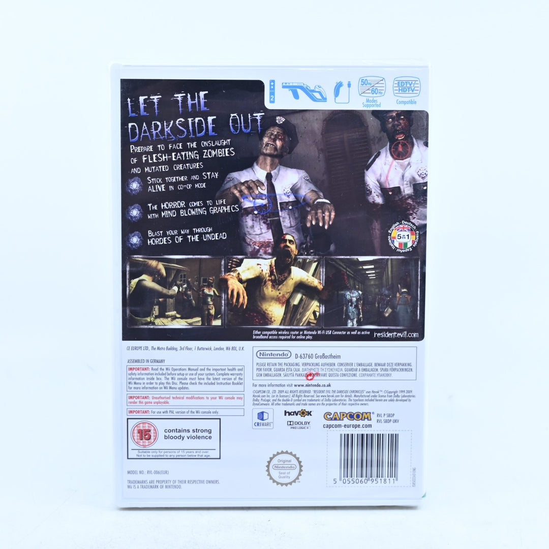 Resident Evil: The Darkside Chronicles - Nintendo Wii Game + Manual - SEALED!