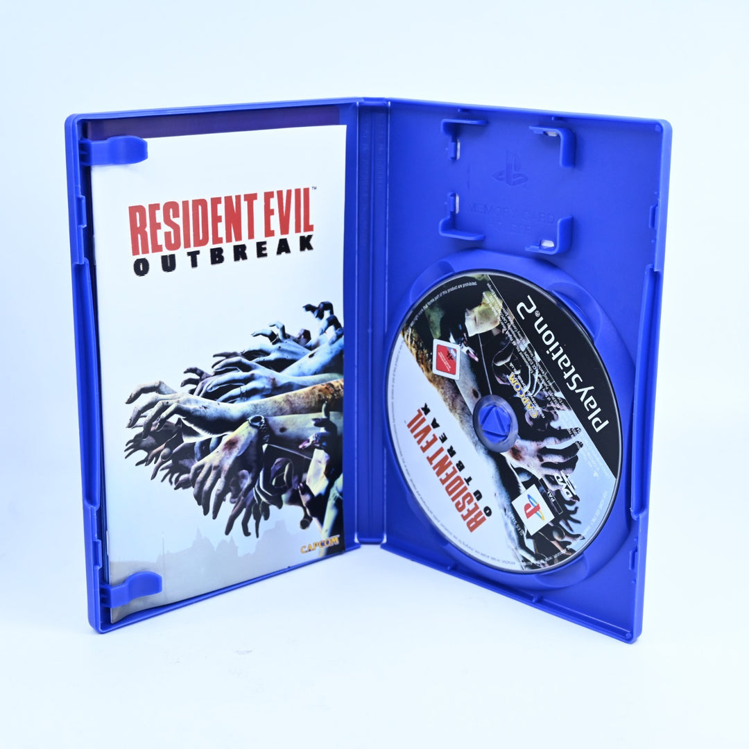Resident Evil Outbreak - Sony Playstation 2 / PS2 Game + Manual - PAL