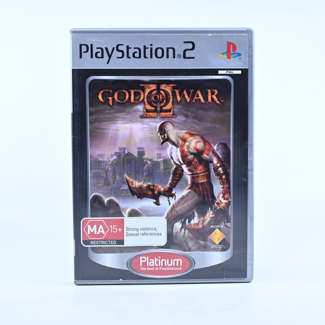 God of War II - Sony Playstation 2 / PS2 Game + Manual - PAL - MINT DISC!