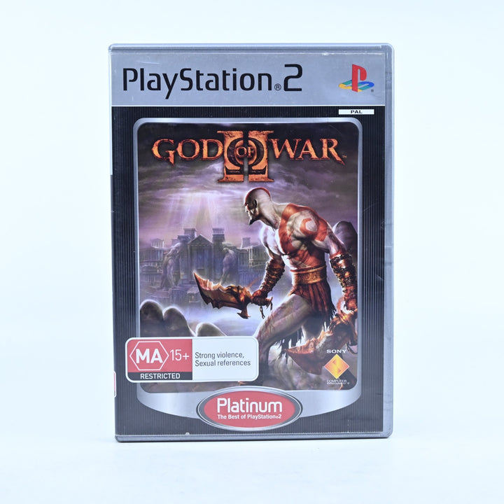 God of War II - Sony Playstation 2 / PS2 Game + Manual - PAL - MINT DISC!