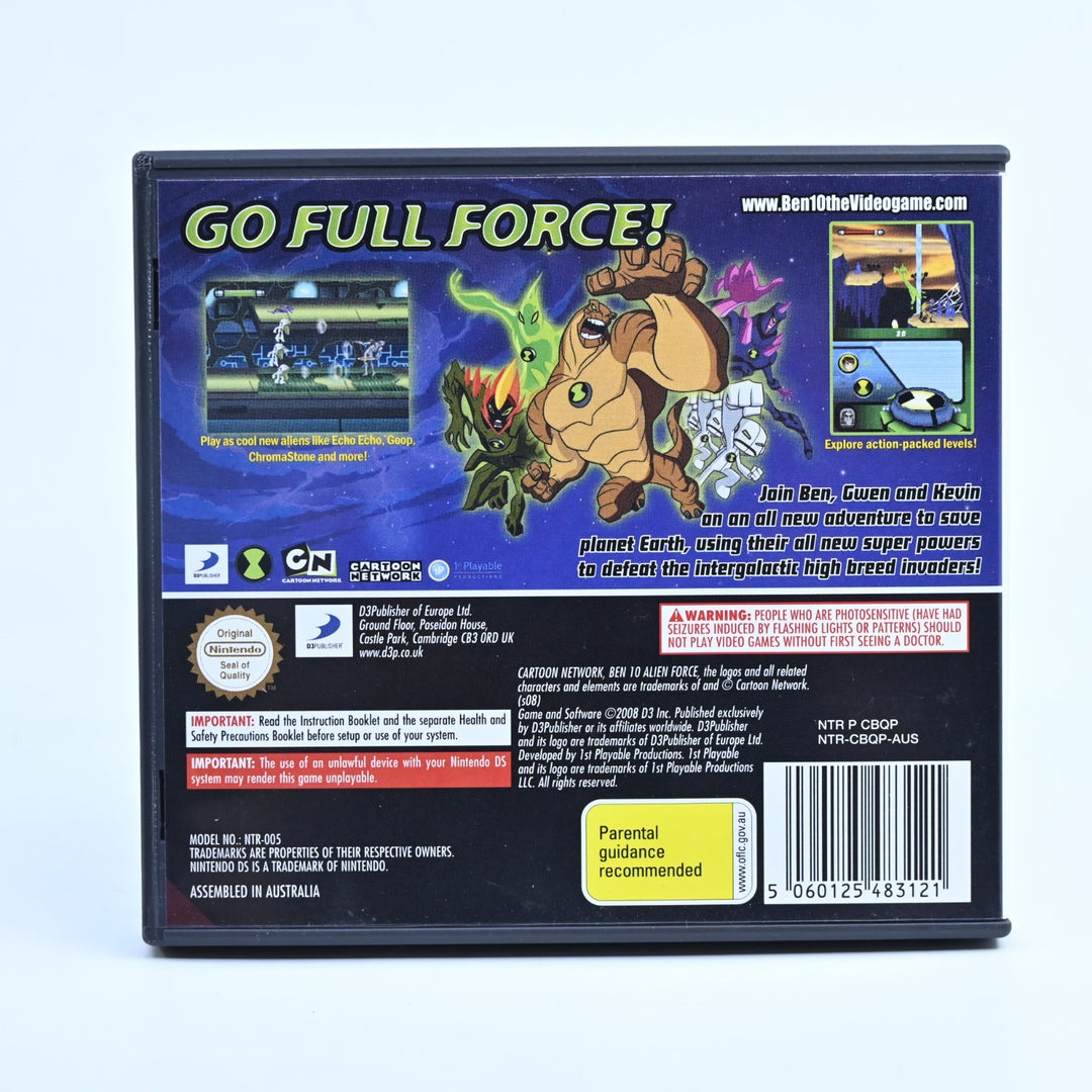 Ben 10 Alien Force - Nintendo DS Game - PAL - FREE POST!