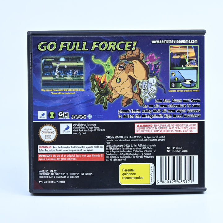Ben 10 Alien Force - Nintendo DS Game - PAL - FREE POST!