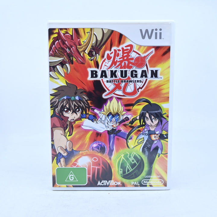 Bakugan: Battle Brawlers - Nintendo Wii Game + Manual - PAL - MINT DISC!
