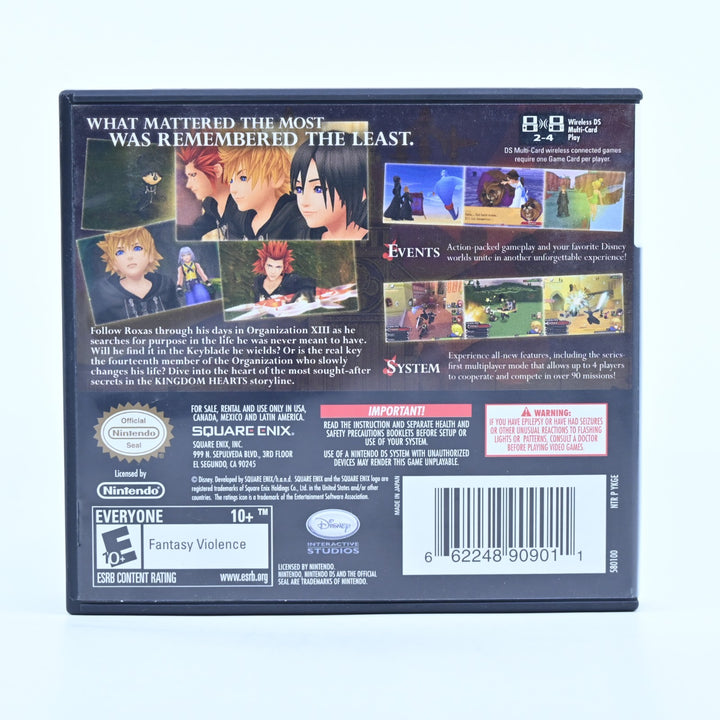 Kingdom Hearts 358/2 Days - Nintendo DS Game + Manual - REGION FREE - FREE POST!