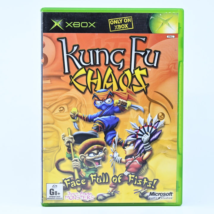 Kung Fu Chaos - Original Xbox Game + Manual - PAL - MINT DISC!
