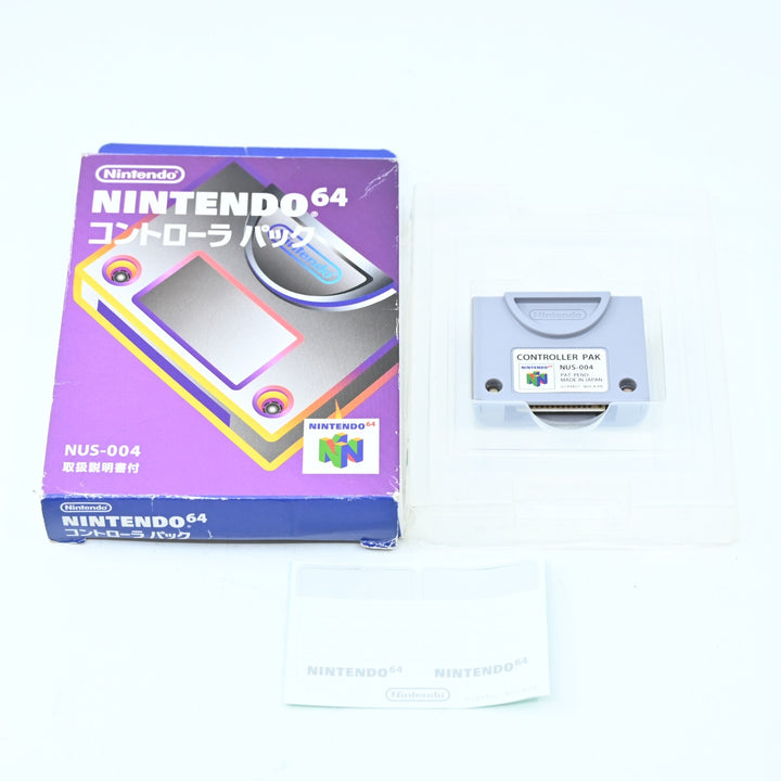 Boxed Controller Pak - N64 / Nintendo 64 Accessory - PAL - FREE POST!