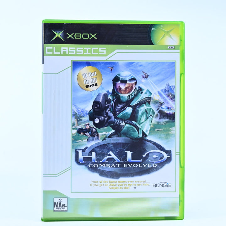 Halo: Combat Evolved - Original Xbox Game + Manual - PAL - MINT DISC!