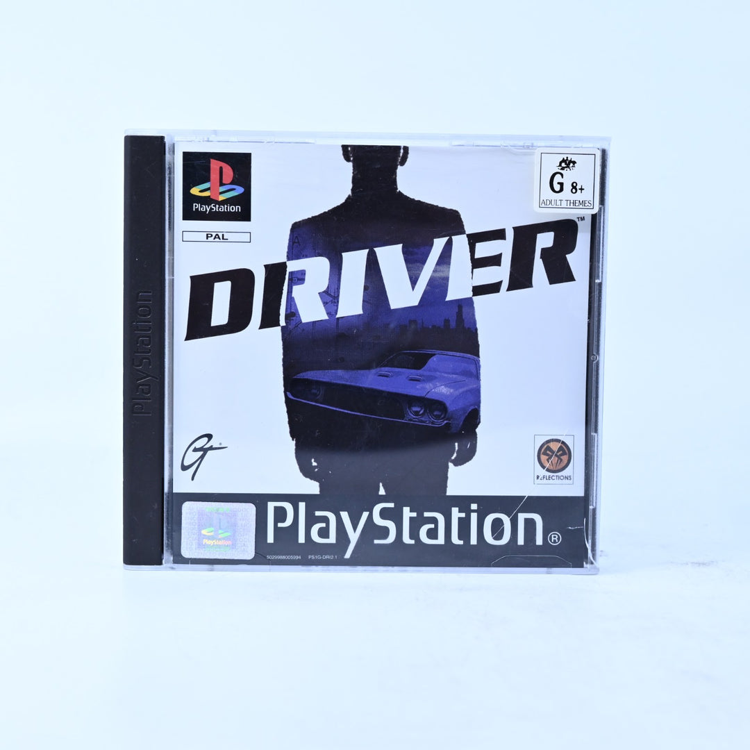 Driver - Sony Playstation 1 / PS1 Game + Manual - PAL - MINT DISC!