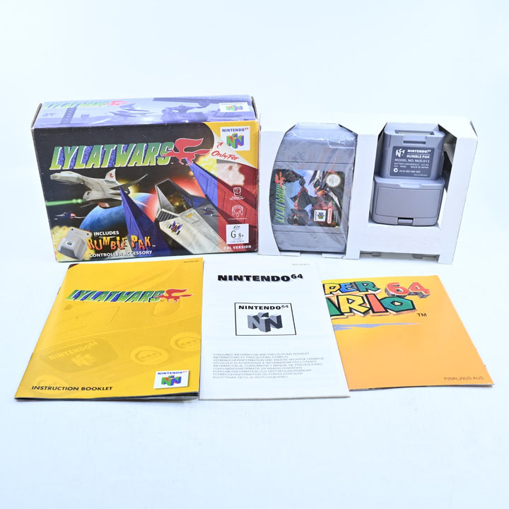 Lylat Wars - N64 / Nintendo 64 Boxed Game + Rumble Pak - PAL - FREE POST!