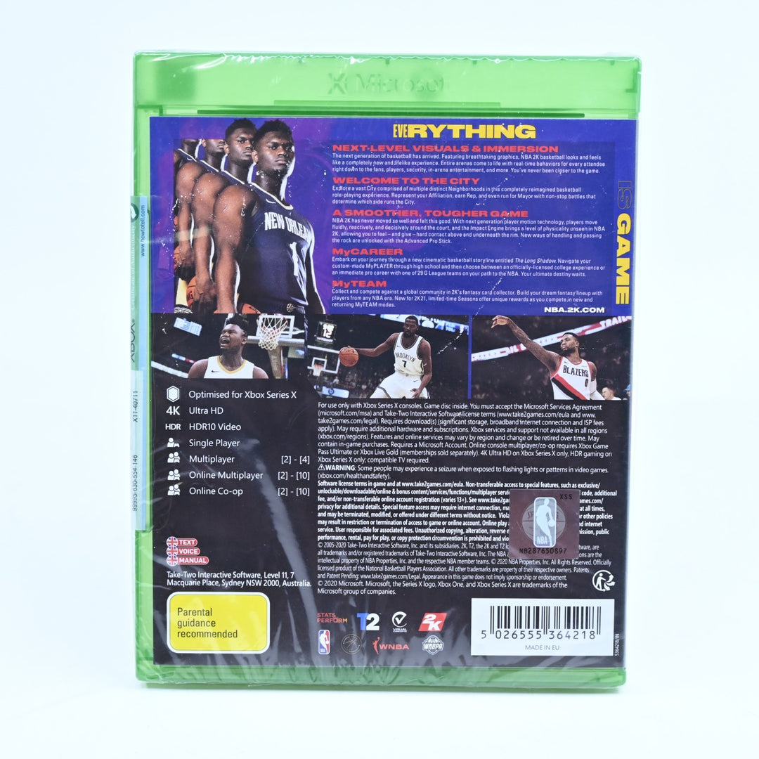 NBA 2K21 - SEALED! - Xbox Series X Game - PAL - FREE POST!