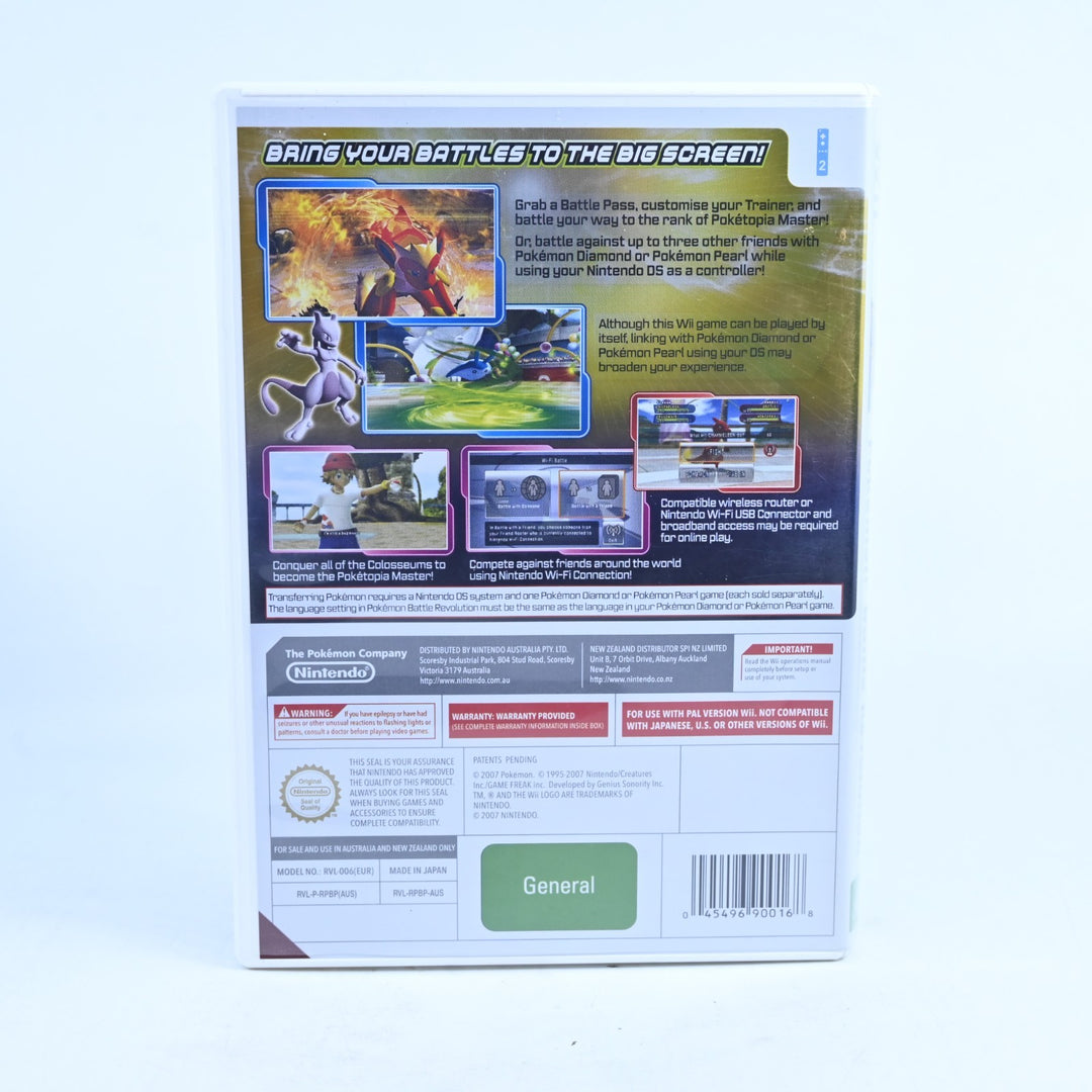Pokemon Battle Revolution - Nintendo Wii Game - No Manual - MINT DISC!