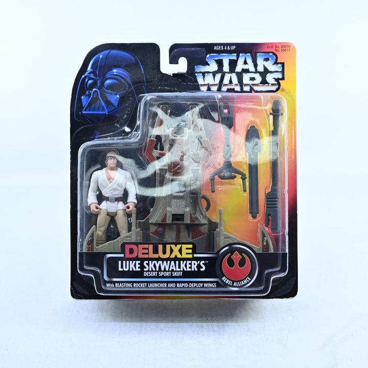 Luke Skywalkers Desert Sport Skiff - Star Wars Deluxe - Kenner Action Figure