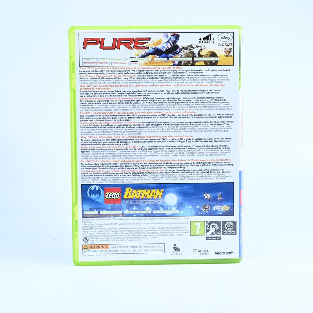 Lego Batman: The Video Game + Pure - Xbox 360 Game - PAL - FREE POST!